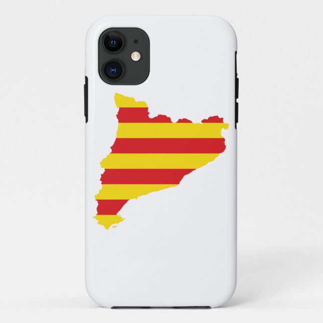 Capa Para iPhone Da Case-Mate Mapa de Sinalizador da Catalunha (Verso)