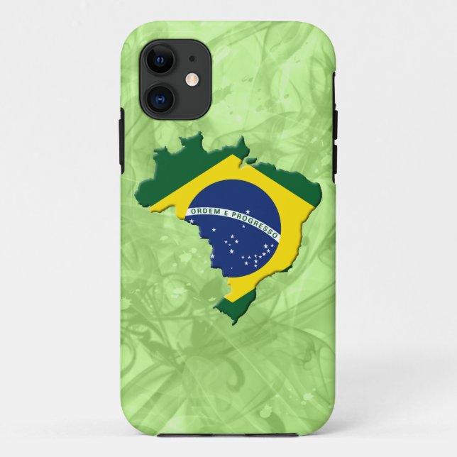 Capa Para iPhone Da Case-Mate mapa do Brasil (Verso)
