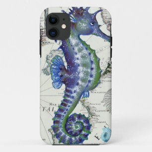 Capa Para iPhone Da Case-Mate Mapa velho do cavalo marinho