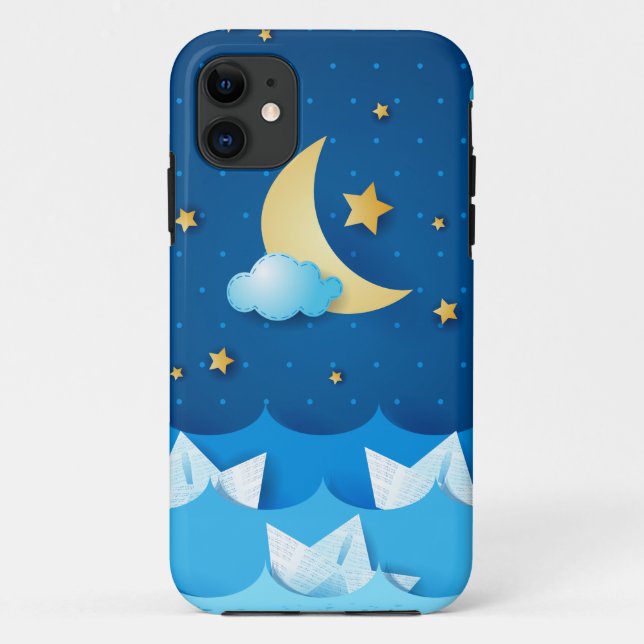 Capa Para iPhone Da Case-Mate Mar à Noite (Verso)