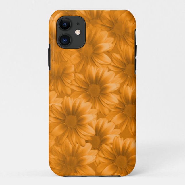 Capa Para iPhone Da Case-Mate Margaridas alaranjadas mergulhadas do Gerbera (Verso)