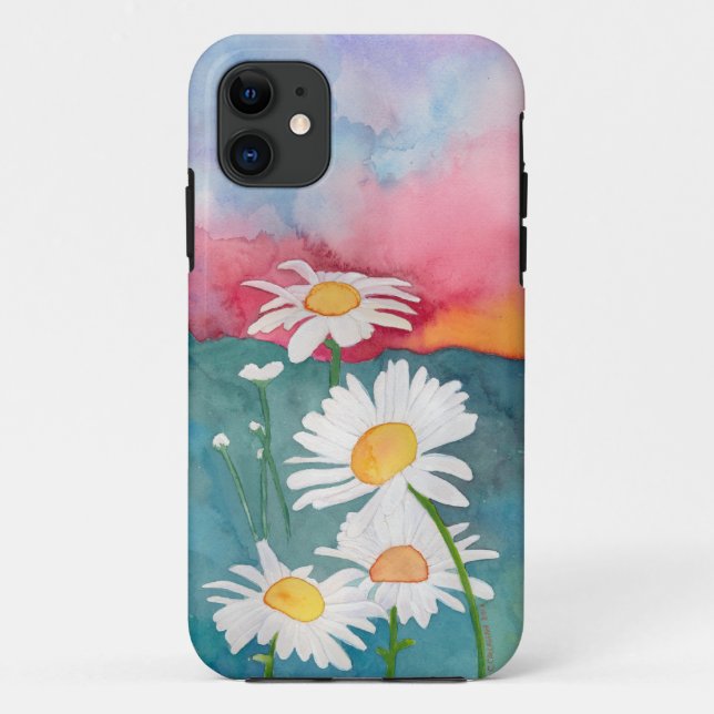 Capa Para iPhone Da Case-Mate Margaridas no por do sol (Verso)
