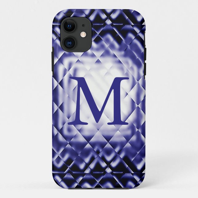 Capa Para iPhone Da Case-Mate Marinho Quadrado Dimensional-M (Verso)