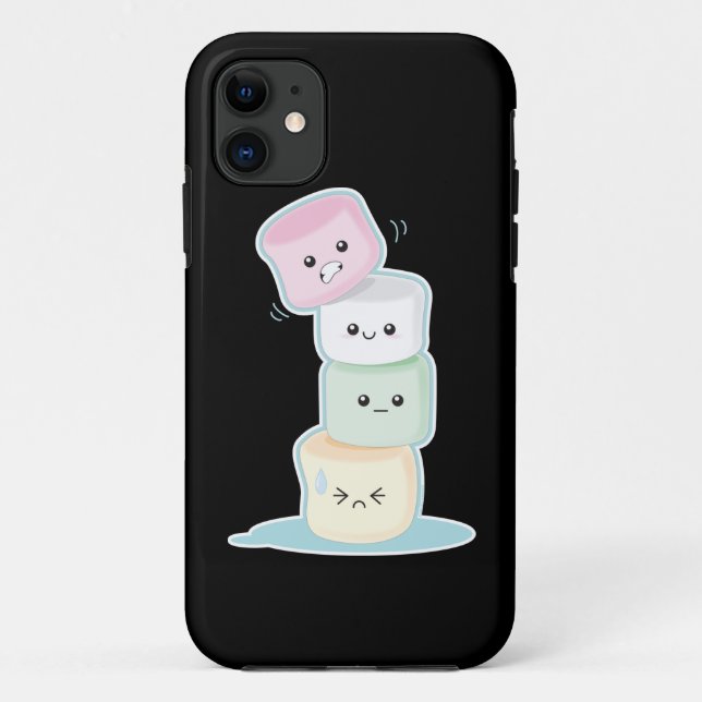 Capa Para iPhone Da Case-Mate Marshmallows empilhados (Verso)