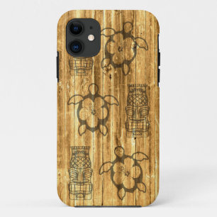 Capa Para iPhone Da Case-Mate Máscara havaiana de Honu e de Tiki