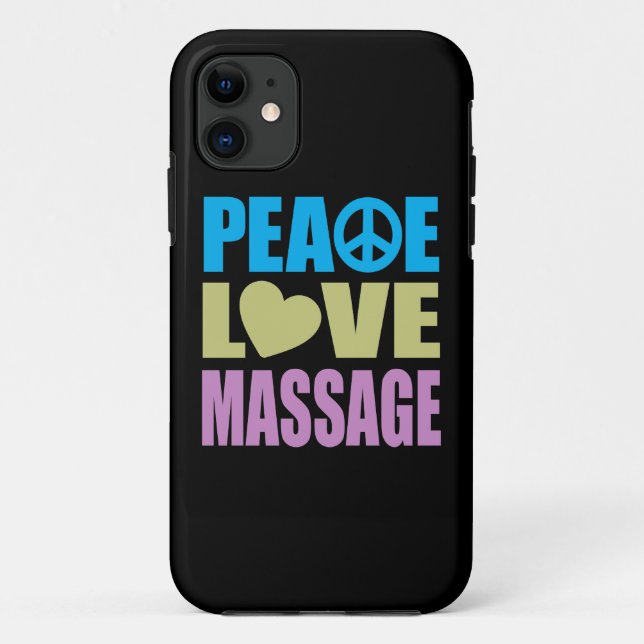 Capa Para iPhone Da Case-Mate Massagem do amor da paz (Verso)