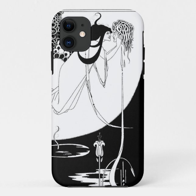 Capa Para iPhone Da Case-Mate Medusa - Solome Audbrey Beardsley Preto e Branco (Verso)