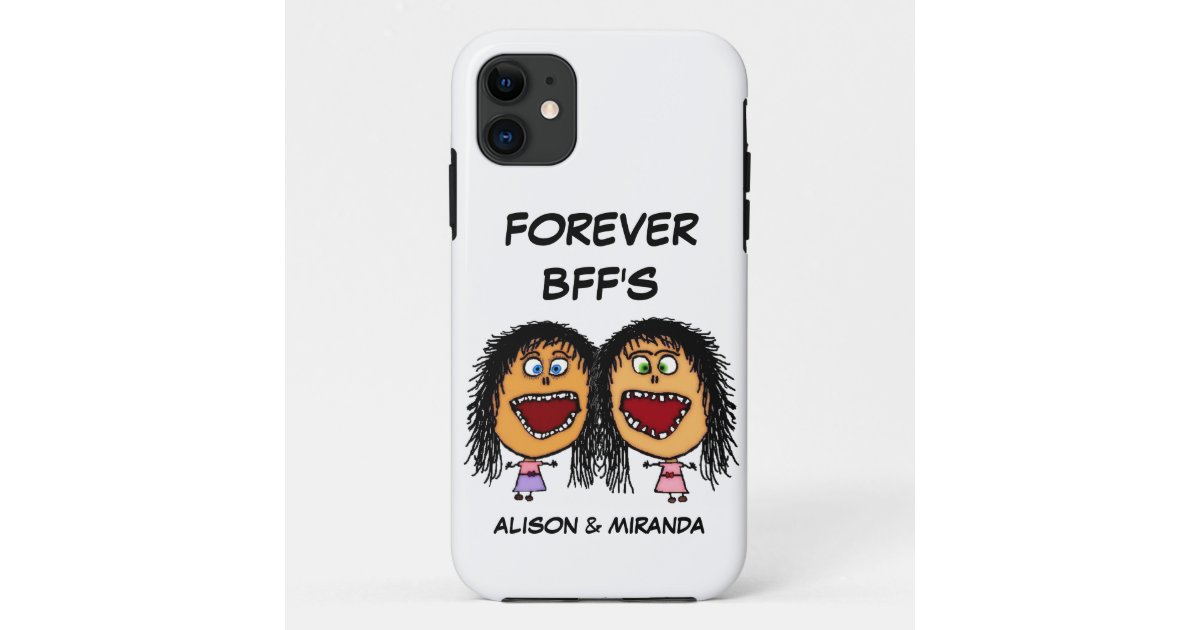 Capa Para iPhone Da Case-Mate Melhores amigos engraçados BFF dos desenhos