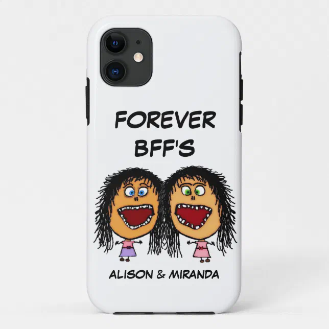Capa Para iPhone Da Case-Mate Melhores amigos engraçados BFF dos desenhos