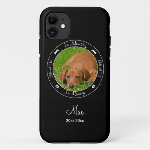 Capa Para iPhone Da Case-Mate Memorial - Perda de Cão - Foto/Nome Personalizado