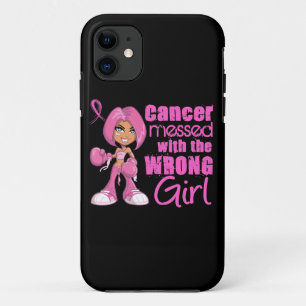 Capa Para iPhone Da Case-Mate Menina 1 do combate do cancro da mama