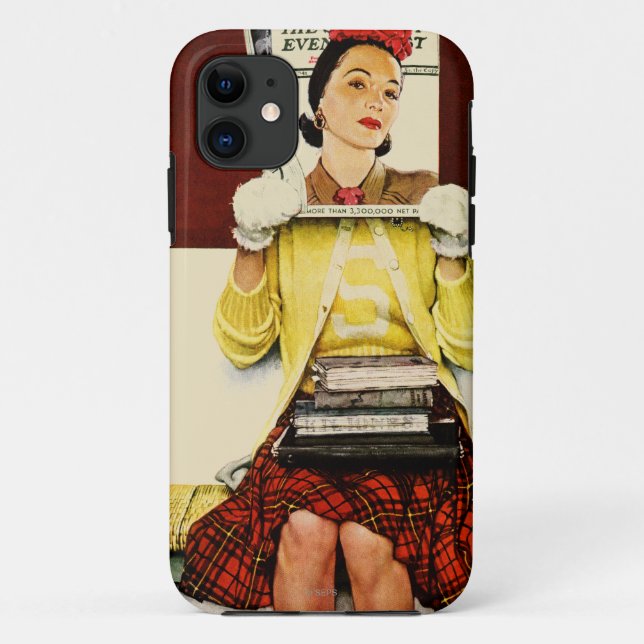 Capa Para iPhone Da Case-Mate Menina de cobrir (Verso)