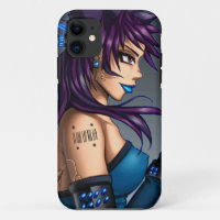 Menina do Anime da ficção científica