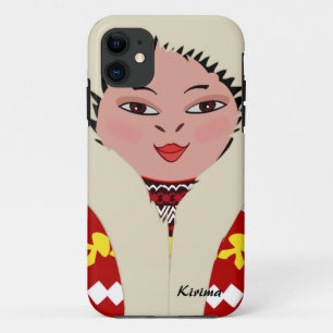 Capa Para iPhone Da Case-Mate Menina Eskimo bonito Dol dos desenhos animados