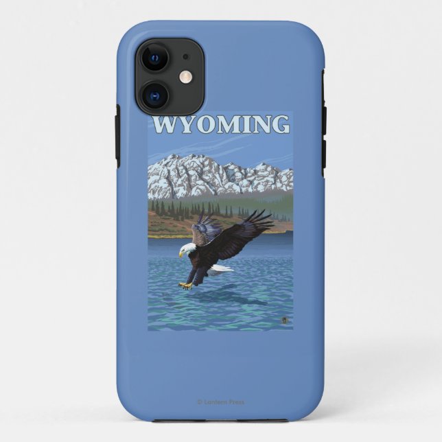 Capa Para iPhone Da Case-Mate Mergulho da águia americana - Wyoming (Verso)