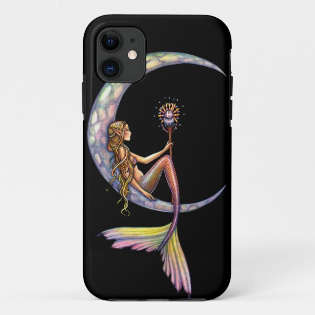 Capa Para iPhone Da Case-Mate Mermaid Moon Fantasy Art (Verso)