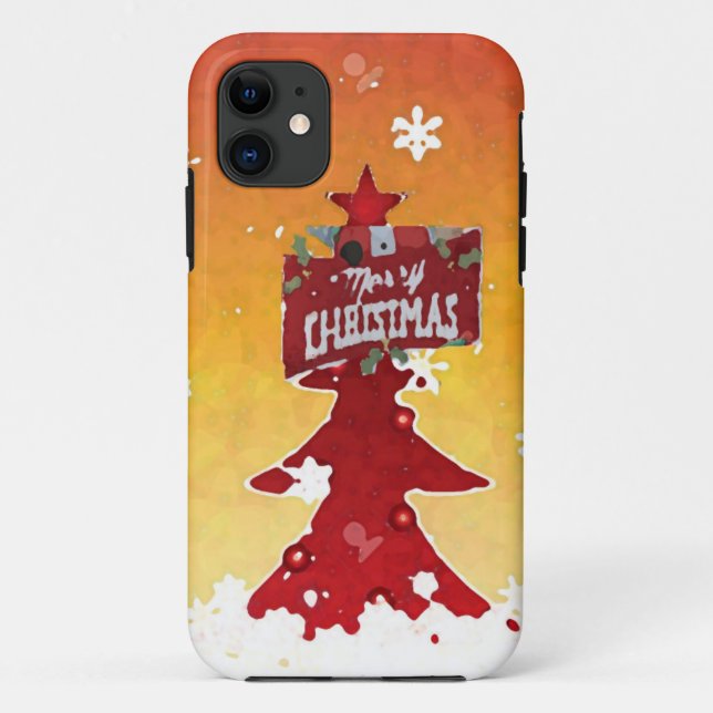 Capa Para iPhone Da Case-Mate Merry Christmas iphone 5 (Verso)