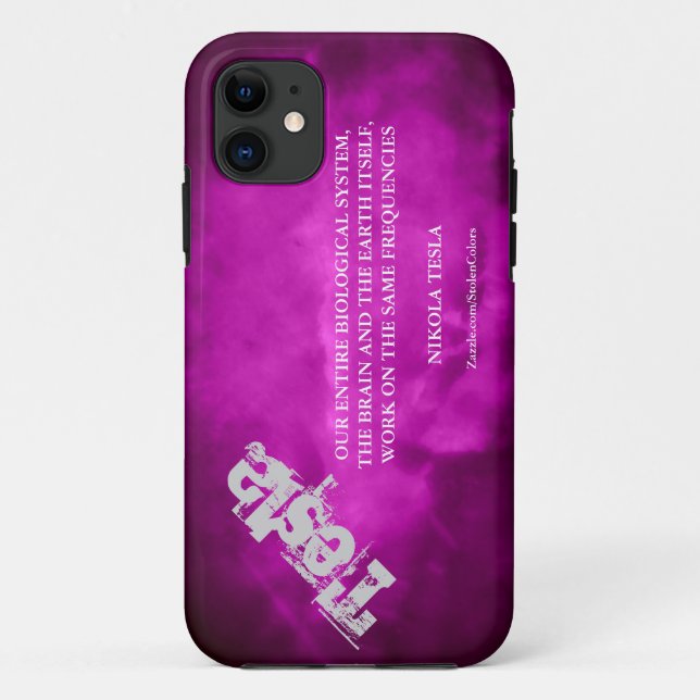 CAPA PARA iPhone DA Case-Mate MESMAS FREQUÊNCIAS - NIKOLA TESLA 2.0 (Verso)