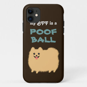 Capa Para iPhone Da Case-Mate Meu BFF é uma BOLA do POOF - cão bonito de