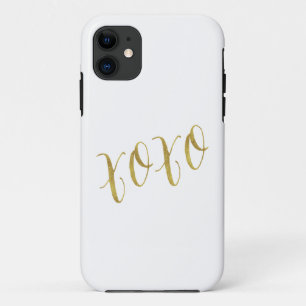 Capa Para iPhone Da Case-Mate Modelo de Fundo de Glitter Dourado com Falso de Co