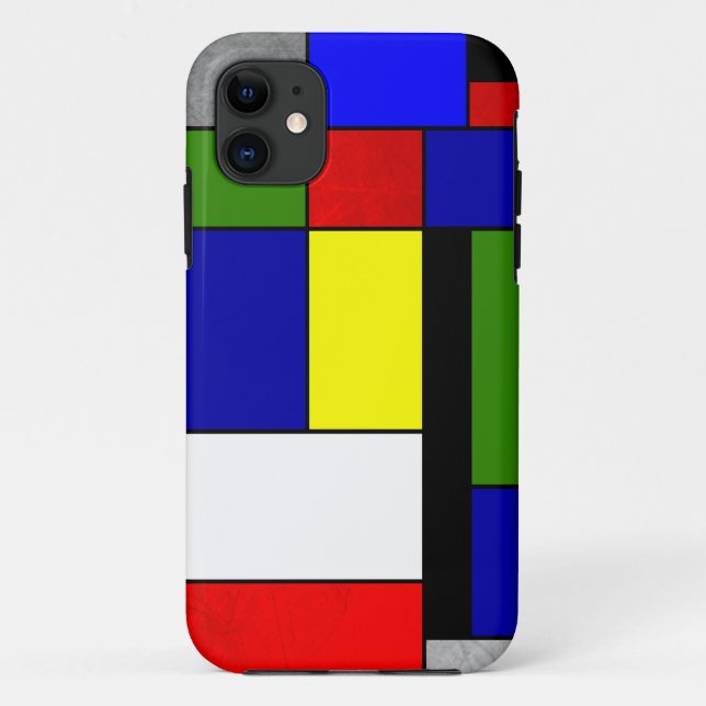 Capa Para iPhone Da Case-Mate Mondrian #4 (Verso)
