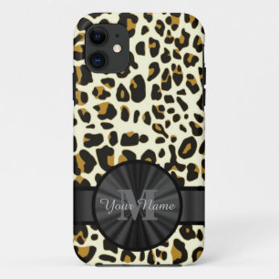 Capa Para iPhone Da Case-Mate Monograma de impressão em animais leopardo