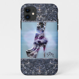 Capa Para iPhone Da Case-Mate Monograma do amor dos calçados