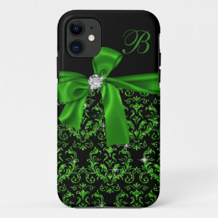 Capa Para iPhone Da Case-Mate Monograma elegante do arco do diamante do damasco