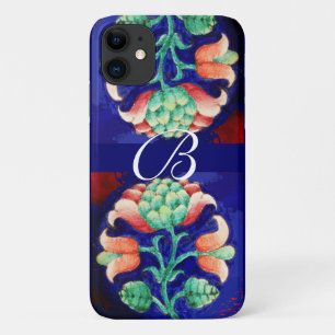 CAPA PARA iPhone DA Case-Mate MONOGRAMA FLORAL VERDE AZUL PINTA