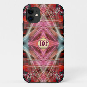 Capa Para iPhone Da Case-Mate Monograma Fractal Diamond Sonhos Personalizados iP