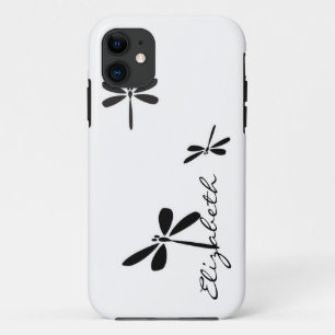 Capa Para iPhone Da Case-Mate Monograma Personalizado de Dragonfly