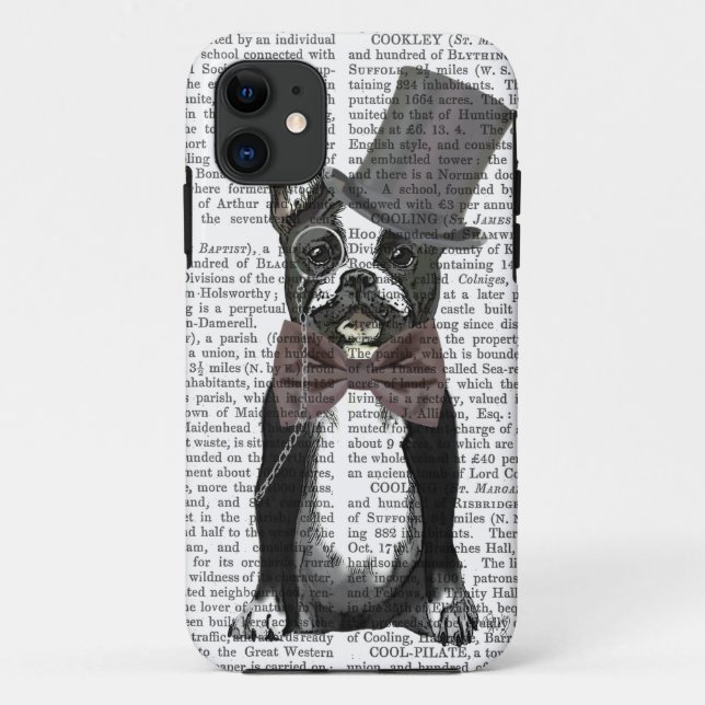 Capa Para iPhone Da Case-Mate Monsieur Bulldog 2 (Verso)