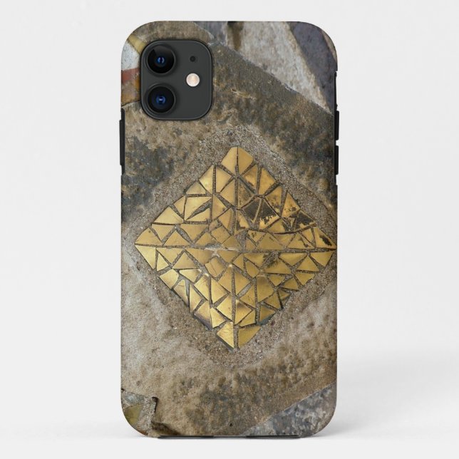 Capa Para iPhone Da Case-Mate Mosaico dourado de Gaudi (Verso)