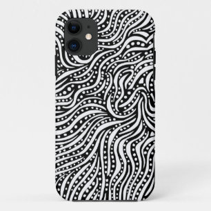 Capa Para iPhone Da Case-Mate Movimento na água - branco no preto