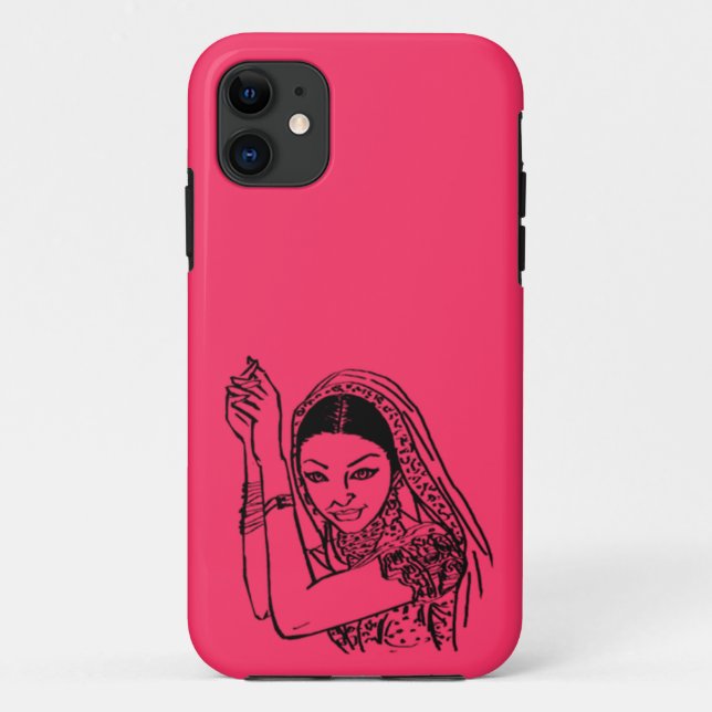 Capa Para iPhone Da Case-Mate Mulher Dançante Indiana (Verso)