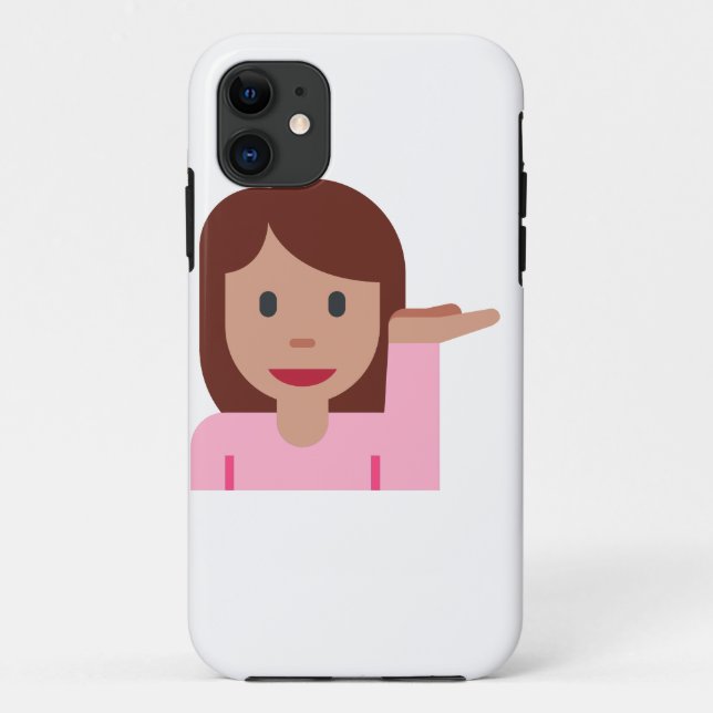 Capa Para iPhone Da Case-Mate mulher emoji (Verso)