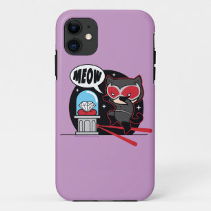 Capa Para iPhone Da Case-Mate Mulher-Gato De Chibi Roubando Um Diamante