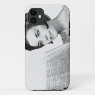 Capa Para iPhone Da Case-Mate Mulher Newpaper de leitura