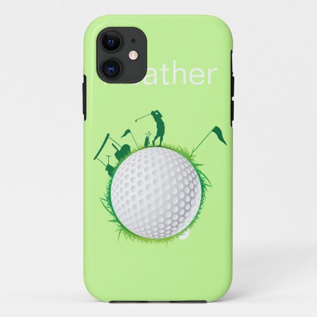 Capa Para iPhone Da Case-Mate Mundo do golfe (Verso)