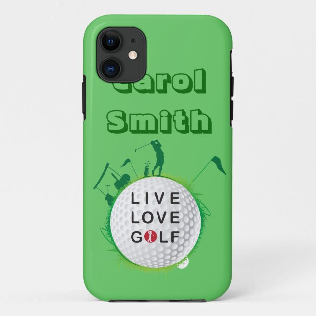 Capa Para iPhone Da Case-Mate Mundo do golfe (Verso)