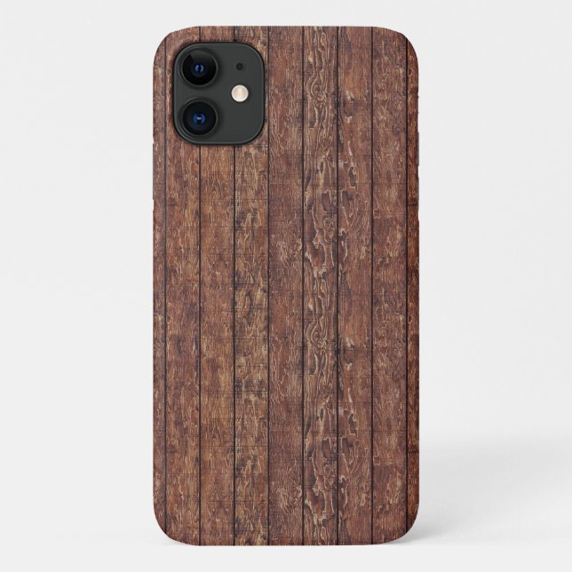 Capa Para iPhone Da Case-Mate Muro De Barn, Madeira, Conselhos De Madeira, Aviõe (Verso)