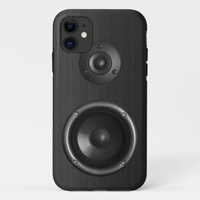 Capa Para iPhone Da Case-Mate Música engraçada do auto-falante sadio (Verso)