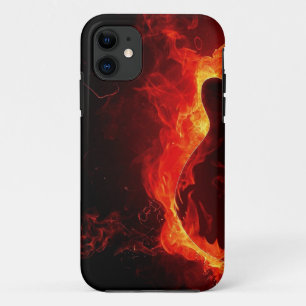 Capa Para iPhone Da Case-Mate música guitarra chama nota de fogo dança Destiny S