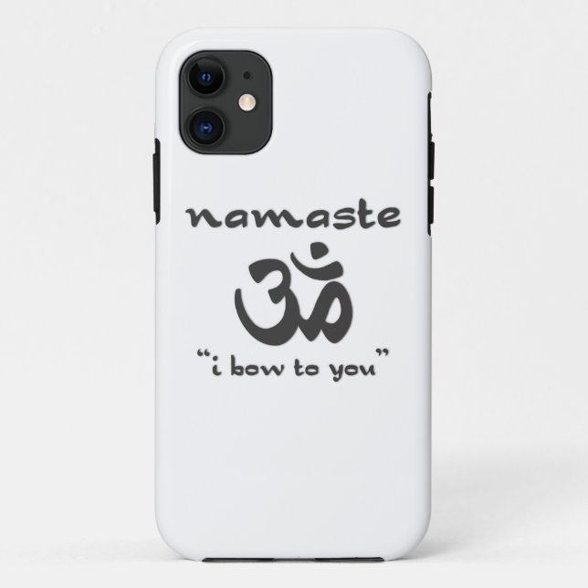 Capa Para iPhone Da Case-Mate Namaste - Eu Arco Para Você (Verso)