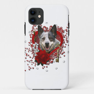Capa Para iPhone Da Case-Mate Namorados - chave a meu coração - cão australiano