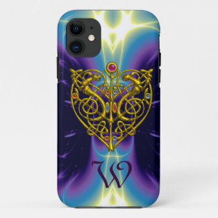 Capa Para iPhone Da Case-Mate NAMORADOS HYPER MONOGRAMA Fúchsia Roxo Rosa