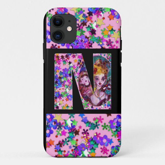 CAPA PARA iPhone DA Case-Mate NAMORADOS VENETIANO MONOGRAMA M - LETRA (Verso)