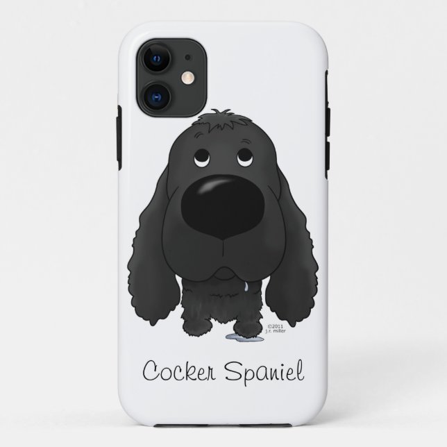 Capa Para iPhone Da Case-Mate Nariz grande cocker spaniel (Verso)