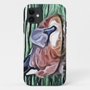 Capa Para iPhone Da Case-Mate Natação do pato na pintura da água