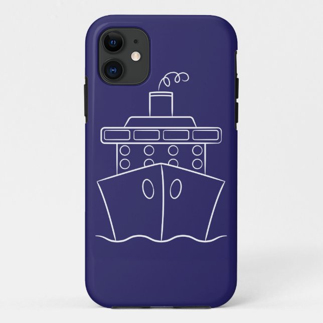 Capa Para iPhone Da Case-Mate Navio de cruzeiro (Verso)